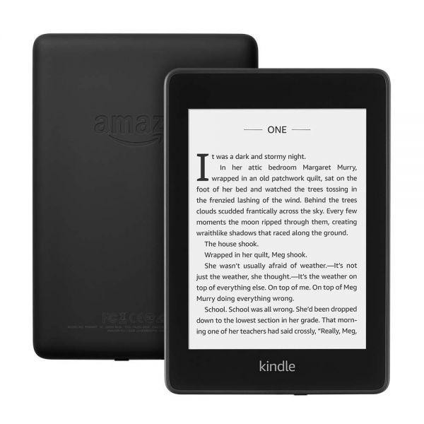 ЕЛЕКТРОННА КНИГА AMAZON KINDLE PAPERWHITE 10TH GEN. (2018) BLACK 8GB, З ПІДСВІЧУВАННЯМ 0