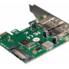 ПЛАТА РОЗШИРЕННЯ FRIME ECF-PCIETOUSB007.LP PCI-E TO USB3.0 TYPE-A+C (2 + 1 ПОРТИ) VL805 2