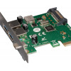 ПЛАТА РОЗШИРЕННЯ FRIME ECF-PCIETOUSB007.LP PCI-E TO USB3.0 TYPE-A+C (2 + 1 ПОРТИ) VL805 3