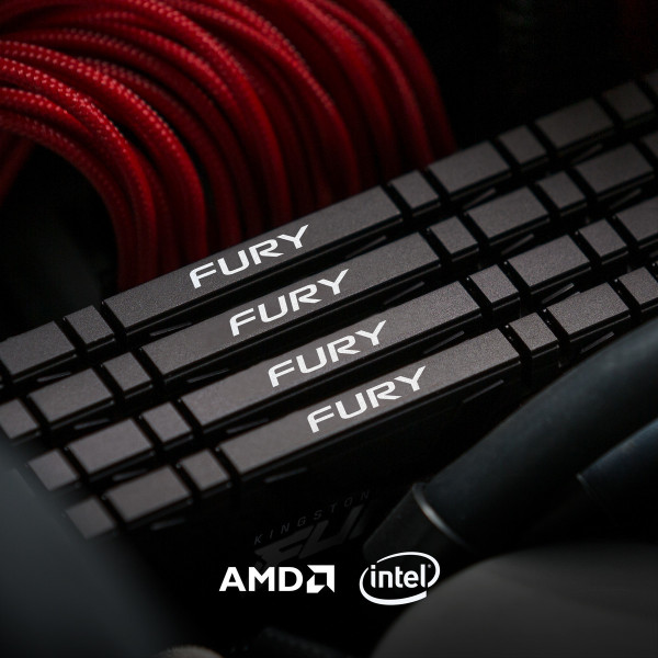 ОПЕРАТИВНА ПАМ'ЯТЬ KINGSTON FURY PC4-25600 DDR4-3200 8192MB PC4-25600 RENEGADE BLACK 8 GB DDR4 3200 MHZ 10