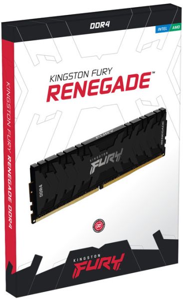 ОПЕРАТИВНА ПАМ'ЯТЬ KINGSTON FURY PC4-25600 DDR4-3200 8192MB PC4-25600 RENEGADE BLACK 8 GB DDR4 3200 MHZ 8