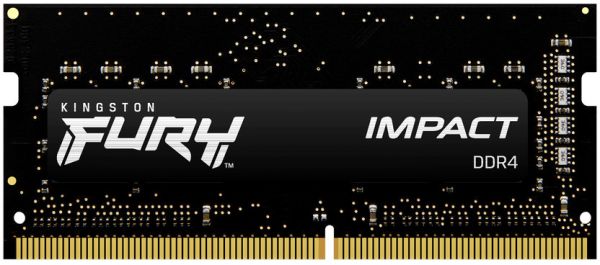 ОПЕРАТИВНА ПАМ'ЯТЬ KINGSTON FURY PC4-23500 ОПЕРАТИВНА ПАМ'ЯТЬ KINGSTON FURY SODIMM DDR4-2933 32768MB PC4-23500 IMPACT BLACK (KF429S17IB/32) BLACK 32 G 4