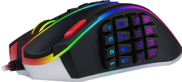 МЫШКА REDRAGON LEGEND CHROMA RGB IR BLACK USB 1