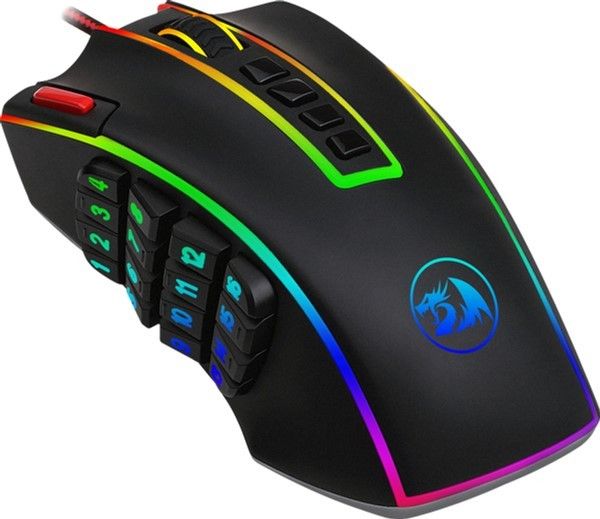 МЫШКА REDRAGON LEGEND CHROMA RGB IR BLACK USB 5