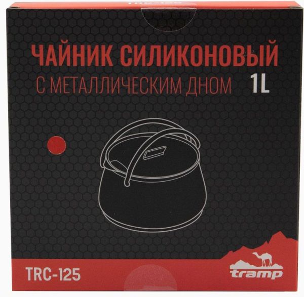 ЧАЙНИК ТУРИСТИЧНИЙ TRAMP TRC-125 TERRACOTTA 1 Л 15 Х 15 Х 9.5 СМ,СИЛІКОНОВИЙ, З МЕТАЛЕВИМ ДНОМ 5