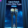 ПАТЧ-КОРД VENTION IKIBH BLACK CAT 8 SFTP ETHERNET SLIM TYPE 2 М 4
