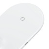 БЕСПРОВОДНОЕ ЗАРЯДНОЕ УСТРОЙСТВО BASEUS (WX2IN1-02) WHITE SMART 10W 2 IN 1 4