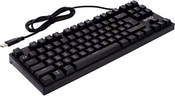 КЛАВІАТУРА ERGO KB-915 BLACK (TKL USB ДРОТОВА) 10