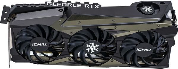 ВИДЕОКАРТА INNO3D GEFORCE RTX 3080 ICHILL X4 LHR, 10GB, GDDR6X, PCI-EX 4