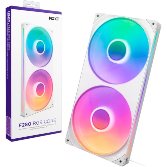 ВЕНТИЛЯТОР ДЛЯ ПК NZXT F280 RGB CORE WHITE (RF-U28HF-W1) 11