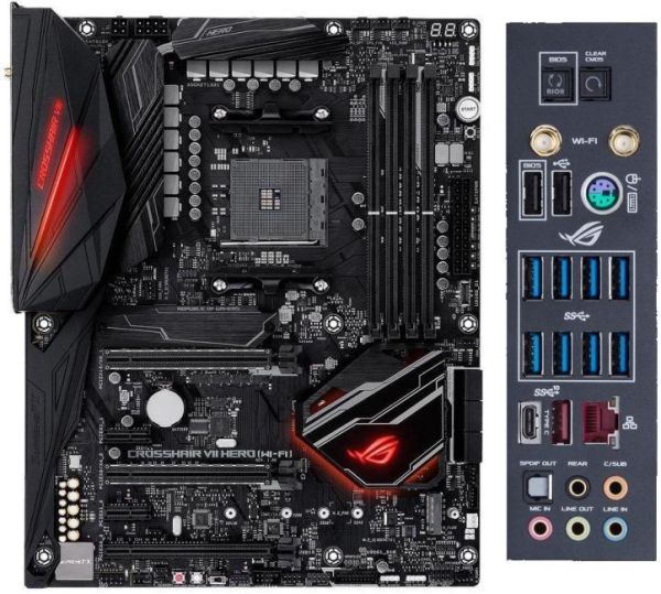 Материнская плата Asus ROG Crosshair VIII Hero Wi-Fi (ROG CROSSHAIR ...