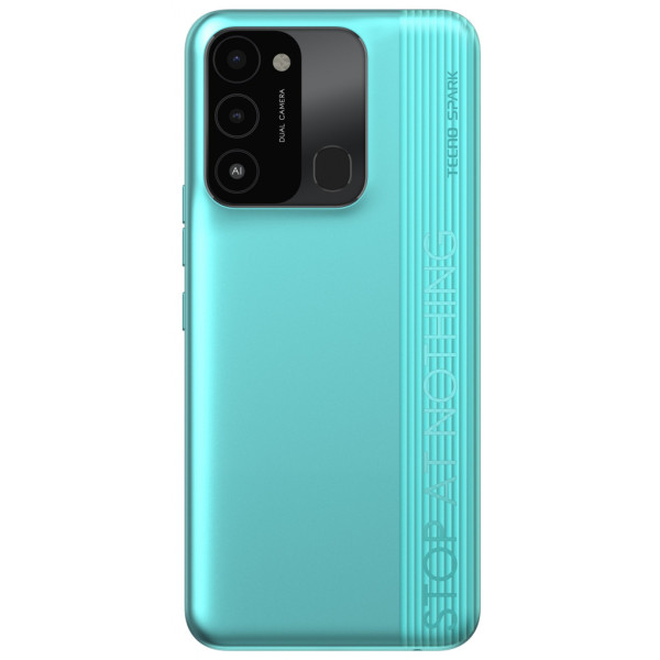 СМАРТФОН TECNO SPARK 8С KG5K 4/128GB DUAL SIM TURQUOISE CYAN 2