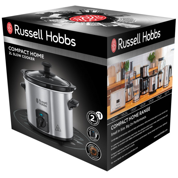 МЕДЛЕННОВАРКА RUSSELL HOBBS 25570-56 STAINLESS STEEL COMPACT HOME 145 ВТ 1