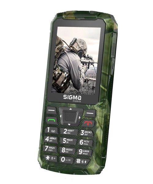 КНОПОЧНЫЙ ТЕЛЕФОН SIGMA MOBILE X-TREME PR68 TYPE-C KHAKI DUAL SIM (4827798122426) 2