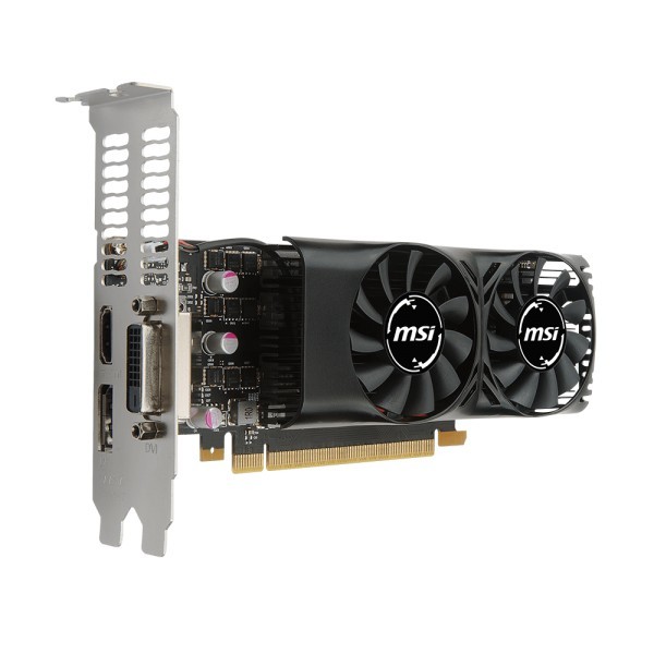 Видеокарта MSI GeForce GTX 1050 TI 4GT LP купить, цена, отзывы в