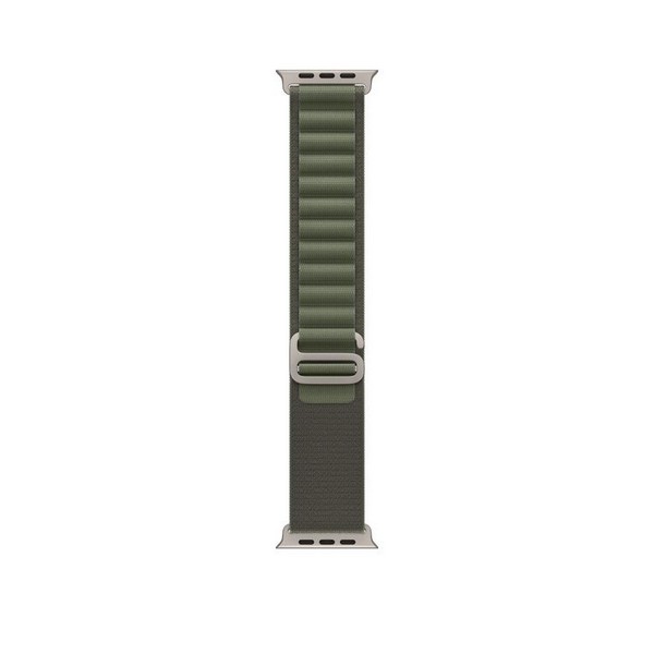 СМАРТ-ЧАСЫ APPLE WATCH ULTRA GPS + CELLULAR 49MM TITANIUM CASE WITH ALPINE GREEN LOOP - LARGE (MQEX3/MQFP3) 2