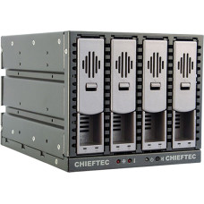 Бэкплейн Chieftec SST-3141SAS Black 3x5.25, 4x3.5 HDDs Hot-Swap Aluminium