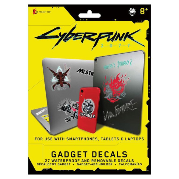 Набор наклеек J!NX Cyberpunk 2077 Gadget Sticker Sheet 3 Pack