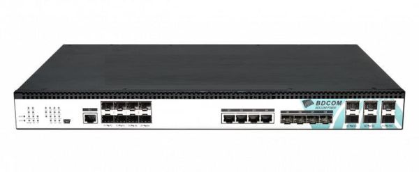 СВИТЧ BDCOM EPON OLT P3600-08-2AC 8XPON, 4X1G RJ45, 4X10G/1G SFP+, 2XAC220V 0