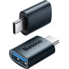 ПЕРЕХІДНИК BASEUS INGENUITY SERIES MINI OTG ADAPTOR TYPE-C TO USB-A BLUE 4