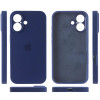 ЧОХОЛ-НАКЛАДКА EPIK SILICONE CASE FULL CAMERA PROTECTIVE (AA) ДЛЯ APPLE IPHONE 16 (6.1) DEEP NAVY 2