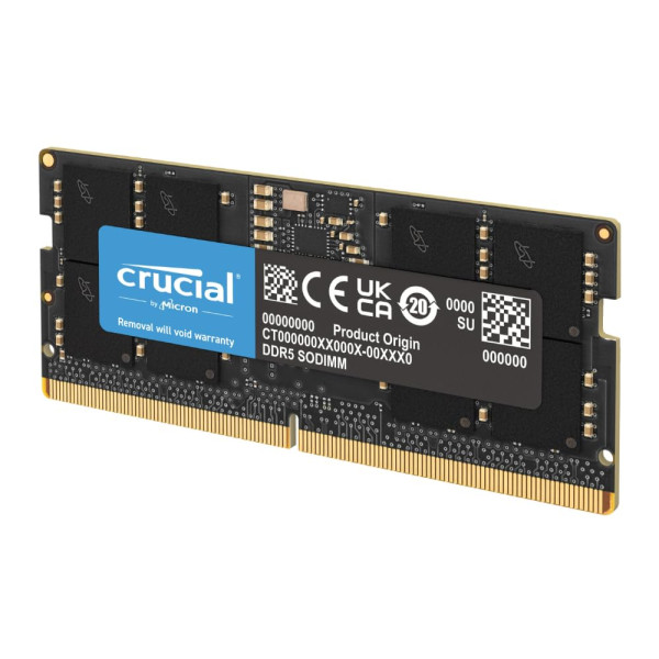 ОПЕРАТИВНА ПАМ'ЯТЬ CRUCIAL 16GB SO-DIMM DDR5 4800 MHZ (CT16G48C40S5) 2