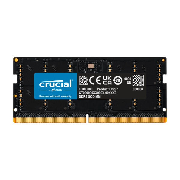 ОПЕРАТИВНА ПАМ'ЯТЬ CRUCIAL 16GB SO-DIMM DDR5 4800 MHZ (CT16G48C40S5) 3