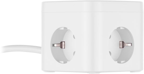 МЕРЕЖЕВИЙ ФІЛЬТР 2E 2E-ADC331WH WHITE 3ХSCHUKO 3ХUSB-A 1ХUSB-C 1.5 М 4