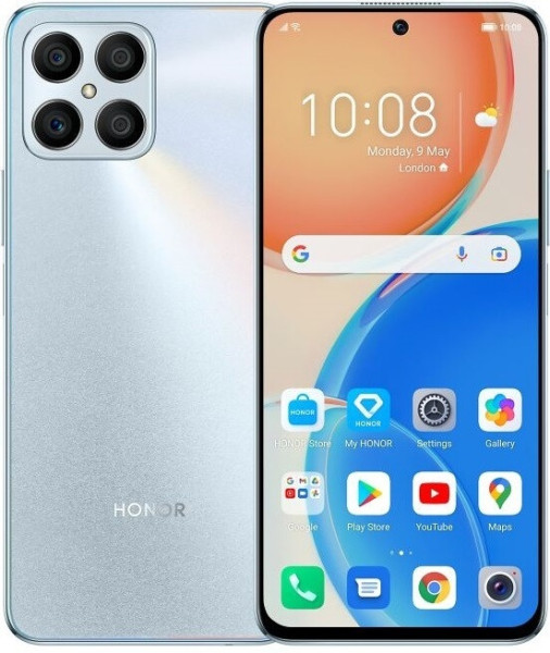 СМАРТФОН HONOR X8 6/128GB TITANIUM SILVER 0