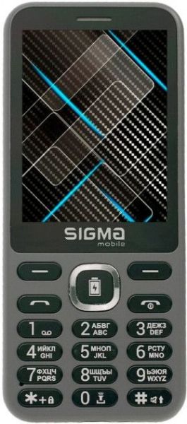 КНОПКОВИЙ ТЕЛЕФОН SIGMA MOBILE X-STYLE 31 POWER TYPE-C GRAY (УЦІНЕНИЙ) 0