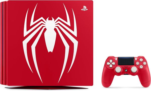 ИГРОВАЯ ПРИСТАВКА SONY PLAYSTATION 4 PRO 1TB SPIDER MEN LIMITED EDITION RED 2