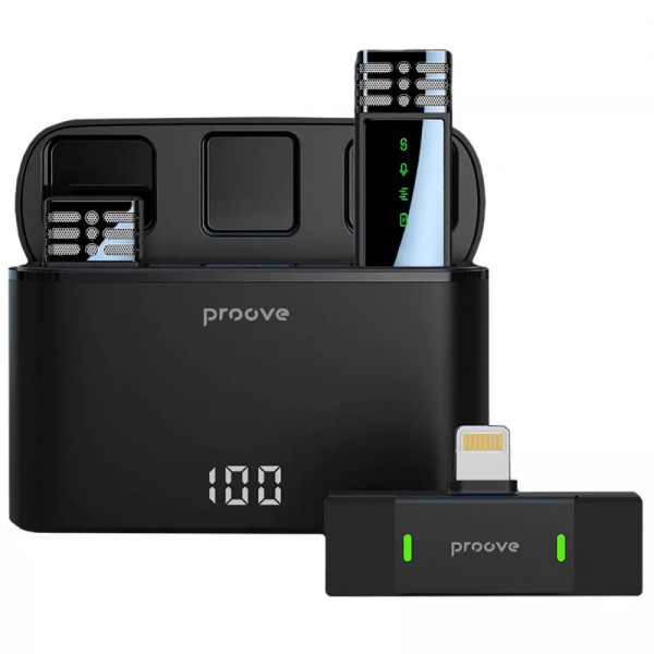 МІКРОФОН PROOVE RECORD LIGHTNING BLACK 0