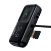 ФМ-МОДУЛЯТОР BASEUS T-TYPED S-16 BLACK BLUETOOTH MP3 CAR CHARGER (CCTM-E01/CCMT000201) 1