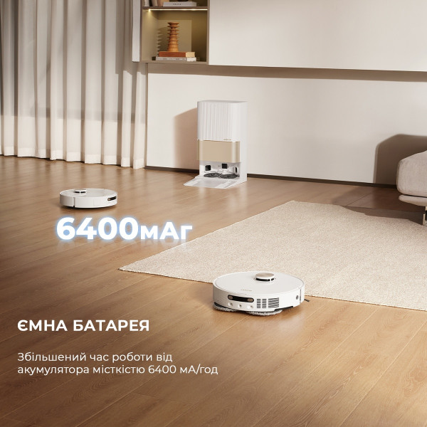 РОБОТ-ПИЛОСОС DREAME X40 ULTRA COMPLETE WHITE 9