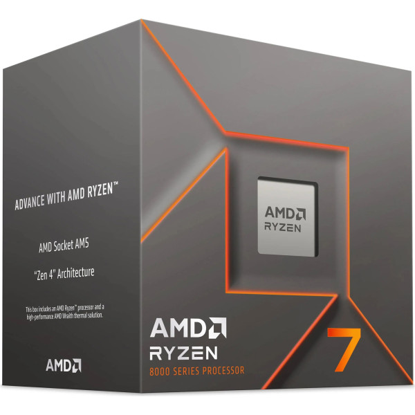 ПРОЦЕСОР AMD CPU DESKTOP RYZEN 7 8C/16T 8700F (100-100001590BOX) 0