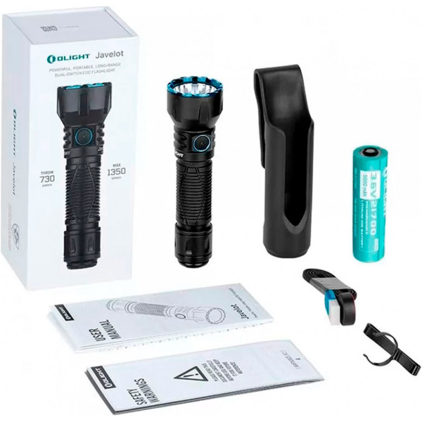 ЛІХТАРИК OLIGHT JAVELOT MATTE BLACK (0.0000.0814) 10