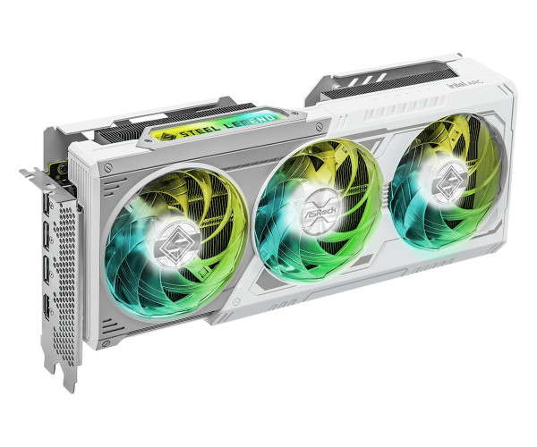 ВІДЕОКАРТА ASROCK INTEL ARC B580 STEEL LEGEND 12GB OC WHITE (B580 SL 12GO) 1