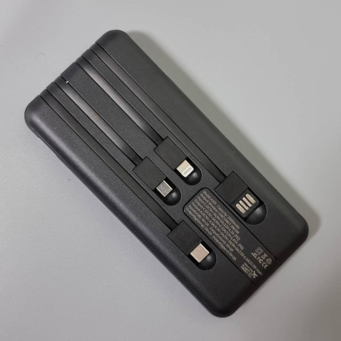 ЗОВНІШНІЙ ПОРТАТИВНИЙ АКУМУЛЯТОР ASPOR A305 10000 MAH BLACK 22.5W 5