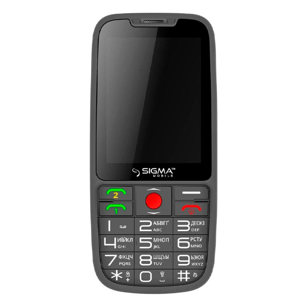 

Мобільний телефон Sigma Comfort 50 Elegance 3 Black, Comfort 50 Elegance3