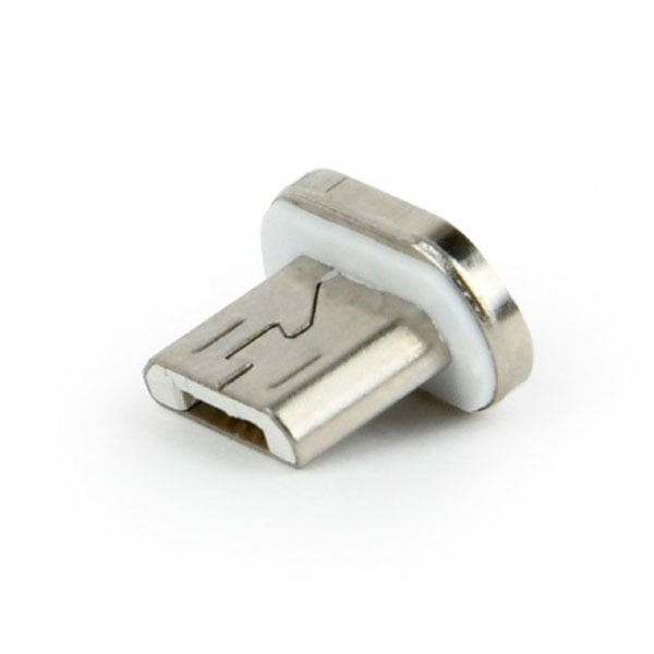 

Адаптер microUSB Magnetic (до магнітної зарядки) Silver, CC-USB2-AMLM-8P