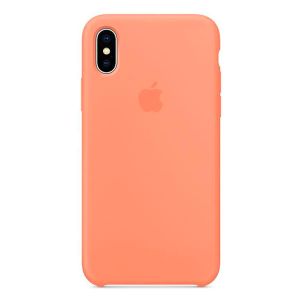 

Накладка для iPhone X/iPhone XS Silicone Case Peach, iPhone X силікон Оригінал (Copy)