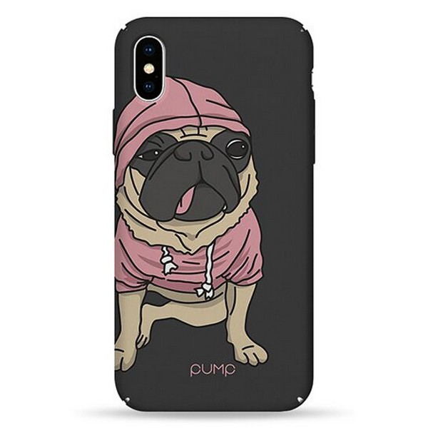 

Накладка для iPhone X/iPhone XS софт-тач пластик Pump Mops, PMTTX-1/28