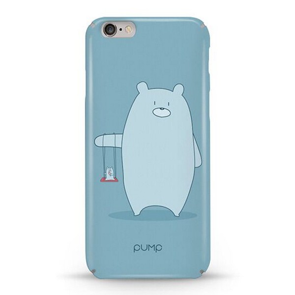 

Накладка для iPhone 6/6s софт-тач пластик Pump Double Bear, PMTT6/6S-9/22