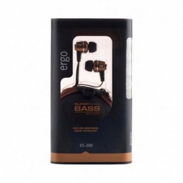 

Навушники вакуумні провідні без мікрофона Ergo ES-200 Bronze, ES-200 Bronze