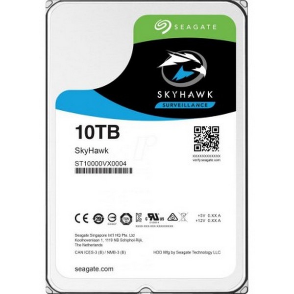 

Жорсткий диск внутрішній Seagate SkyHawk (ST10000VX0004, SkyHawk (ST10000VX0004)