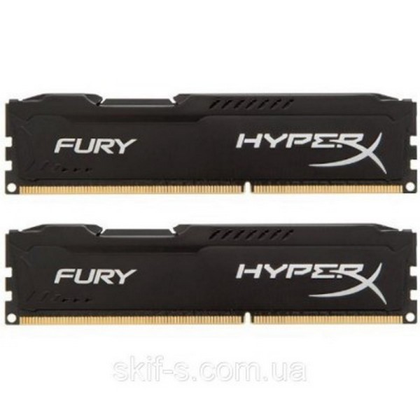 

Оперативна память Kingston 8 GB (2x4GB) DDR3 1866 MHz HyperX FURY (HX318C10FBK2/8, 8 GB (2x4GB) DDR3 1866 MHz HyperX FURY (HX318C10FBK2/8)