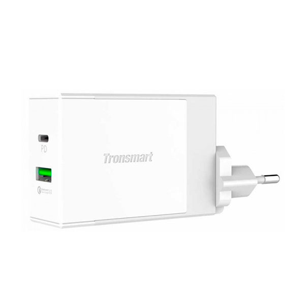 

Адаптер мережевий універсальний 2xUSB 3A Tronsmart W2DT White, Tronsmart W2DT 48W