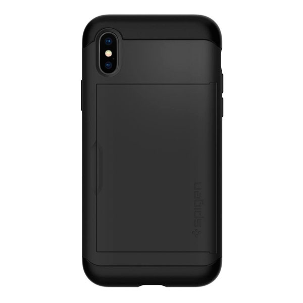 

Накладка для iPhone X/iPhone XS Spigen Slim Armor CS Black, 057CS22155