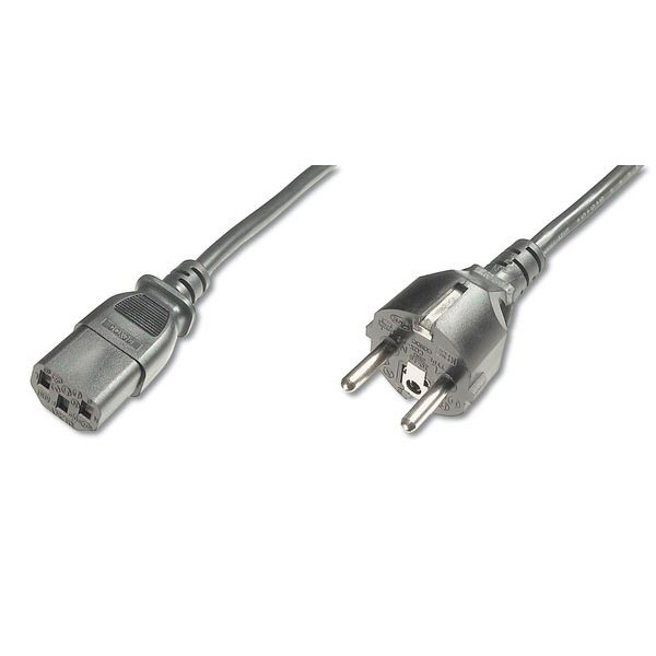 

Кабель мережевий 220v (для ПК, монітора) ASSMANN CEE 7/7 (Typ-F) - C13 1.8 м, AK-440101-018-S
