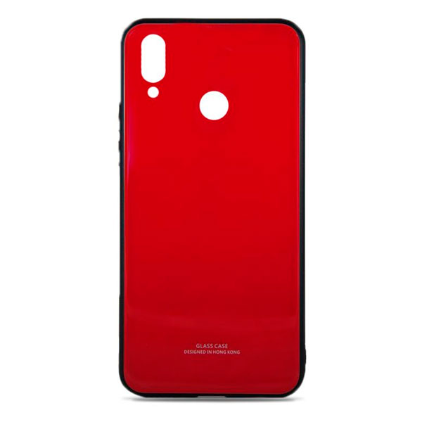 

Накладка для Huawei P Smart Plus силікон MiaMI Glass Case Червоний, Glass Case Huawei P Smart Plus
